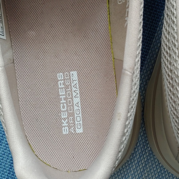 Skechers Women's Light Gray Slip-On Sneakers - Picture 2 of 5